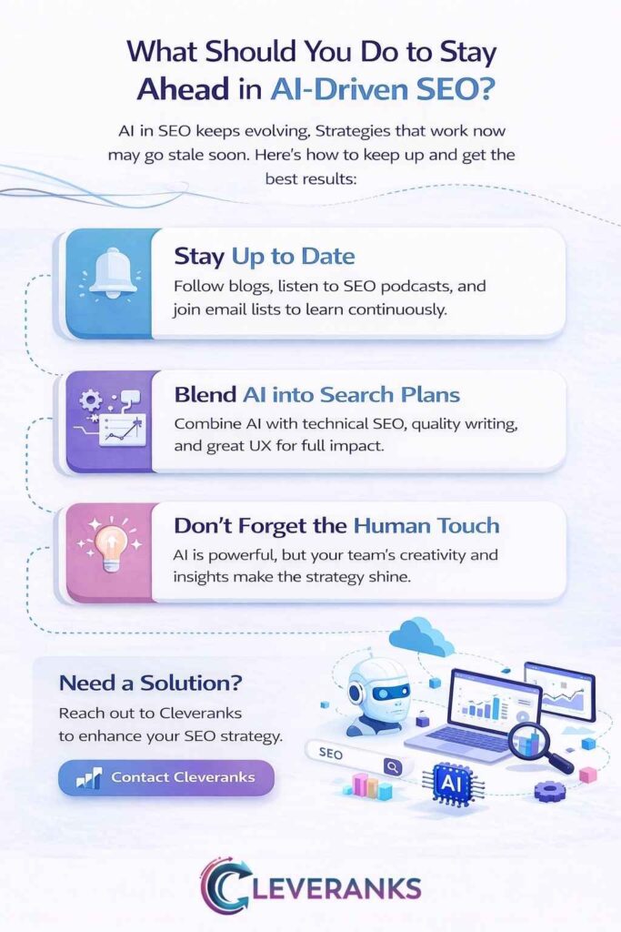 What Should You Do to Stay Ahead in AI-Driven SEO?