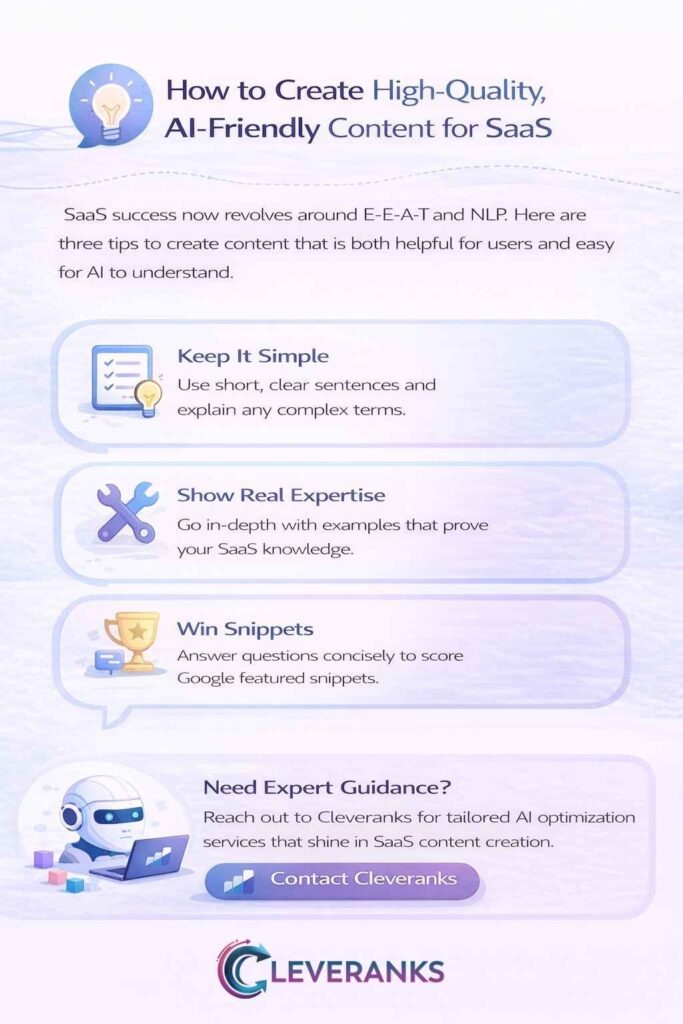 How to Create High-Quality, AI-Friendly Content for SaaS